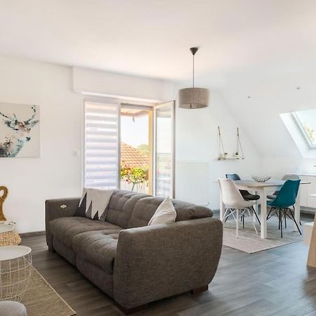 Appartement Climatise 70 M2, Proximite De Colmar Sainte-Croix-en-Plaine Exteriör bild