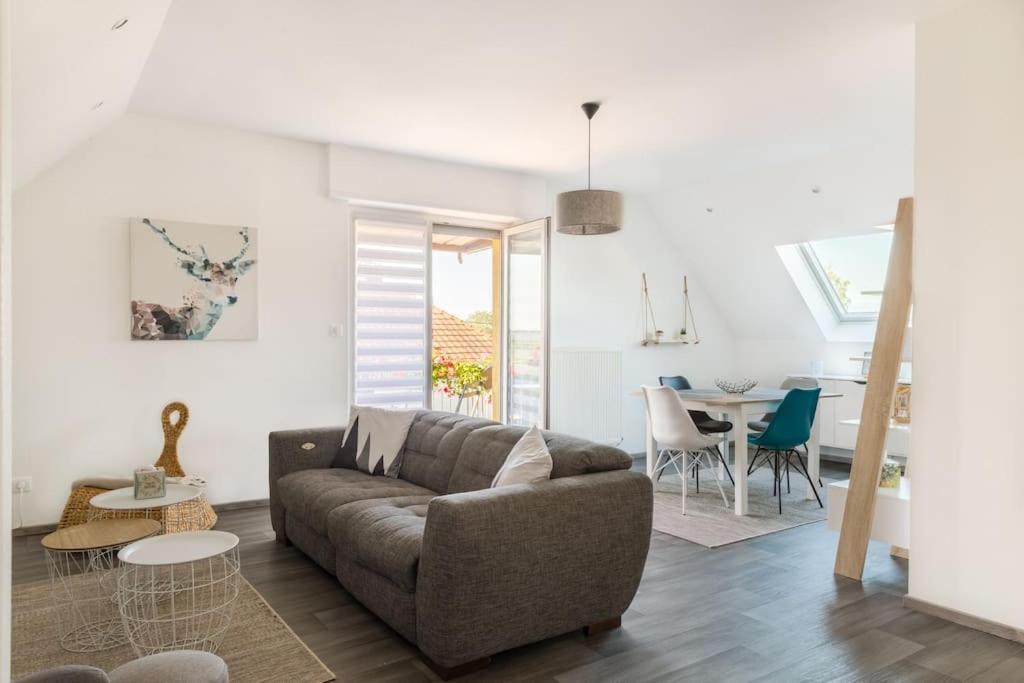 Appartement Climatise 70 M2, Proximite De Colmar Sainte-Croix-en-Plaine Exteriör bild